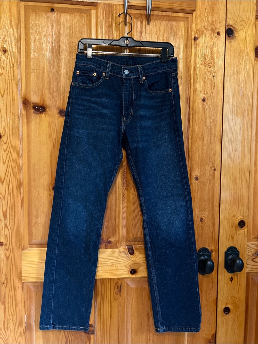 Levi's Dark Indigo Straight Jeans